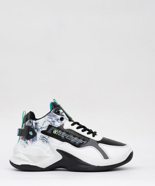 High Top Anime Sneakers White