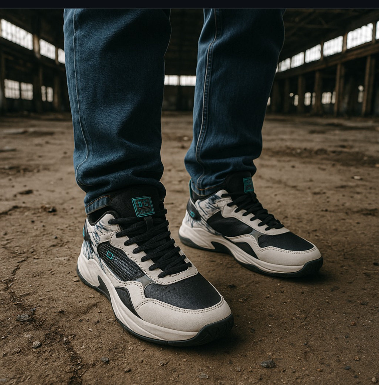 High Top Anime Sneakers White
