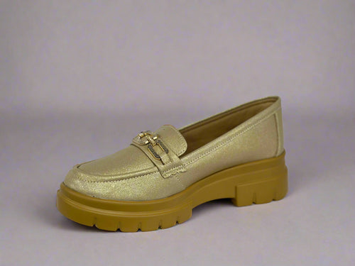 Golden Luxe Loafers